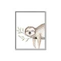 Picture of Kid sloth _GroupedProduct_Rectangle_Portrait_Mini_ _GroupedProduct_Rectangle_Portrait_Canvas_Framed_