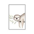 Picture of Kid sloth _GroupedProduct_Rectangle_Portrait_Mini_ _GroupedProduct_Rectangle_Portrait_Canvas_Framed_