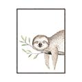 Picture of Kid sloth _GroupedProduct_Rectangle_Portrait_Mini_ _GroupedProduct_Rectangle_Portrait_Canvas_Framed_