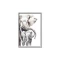 Picture of Elephant Cuddles  _GroupedProduct_Rectangle_Portrait_Mini_ _GroupedProduct_Rectangle_Portrait_Canvas_Framed_