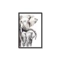 Picture of Elephant Cuddles  _GroupedProduct_Rectangle_Portrait_Mini_ _GroupedProduct_Rectangle_Portrait_Canvas_Framed_
