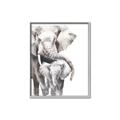 Picture of Elephant Cuddles  _GroupedProduct_Rectangle_Portrait_Mini_ _GroupedProduct_Rectangle_Portrait_Canvas_Framed_