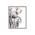 Picture of Elephant Cuddles  _GroupedProduct_Rectangle_Portrait_Mini_ _GroupedProduct_Rectangle_Portrait_Canvas_Framed_
