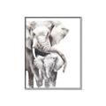 Picture of Elephant Cuddles  _GroupedProduct_Rectangle_Portrait_Mini_ _GroupedProduct_Rectangle_Portrait_Canvas_Framed_