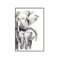 Picture of Elephant Cuddles  _GroupedProduct_Rectangle_Portrait_Mini_ _GroupedProduct_Rectangle_Portrait_Canvas_Framed_