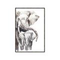 Picture of Elephant Cuddles  _GroupedProduct_Rectangle_Portrait_Mini_ _GroupedProduct_Rectangle_Portrait_Canvas_Framed_