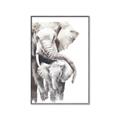 Picture of Elephant Cuddles  _GroupedProduct_Rectangle_Portrait_Mini_ _GroupedProduct_Rectangle_Portrait_Canvas_Framed_