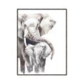 Picture of Elephant Cuddles  _GroupedProduct_Rectangle_Portrait_Mini_ _GroupedProduct_Rectangle_Portrait_Canvas_Framed_