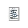 Picture of Fish Pattern _GroupedProduct_Rectangle_Portrait_Mini_ _GroupedProduct_Rectangle_Portrait_Canvas_Framed_