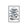 Picture of Fish Pattern _GroupedProduct_Rectangle_Portrait_Mini_ _GroupedProduct_Rectangle_Portrait_Canvas_Framed_