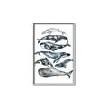 Picture of Fish Pattern _GroupedProduct_Rectangle_Portrait_Mini_ _GroupedProduct_Rectangle_Portrait_Canvas_Framed_