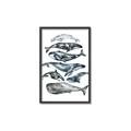 Picture of Fish Pattern _GroupedProduct_Rectangle_Portrait_Mini_ _GroupedProduct_Rectangle_Portrait_Canvas_Framed_