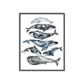 Picture of Fish Pattern _GroupedProduct_Rectangle_Portrait_Mini_ _GroupedProduct_Rectangle_Portrait_Canvas_Framed_