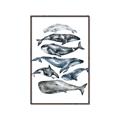Picture of Fish Pattern _GroupedProduct_Rectangle_Portrait_Mini_ _GroupedProduct_Rectangle_Portrait_Canvas_Framed_