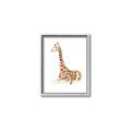 Picture of Cute Baby Giraffe _GroupedProduct_Rectangle_Portrait_Mini_ _GroupedProduct_Rectangle_Portrait_Canvas_Framed_