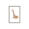 Picture of Cute Baby Giraffe _GroupedProduct_Rectangle_Portrait_Mini_ _GroupedProduct_Rectangle_Portrait_Canvas_Framed_