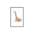 Picture of Cute Baby Giraffe _GroupedProduct_Rectangle_Portrait_Mini_ _GroupedProduct_Rectangle_Portrait_Canvas_Framed_