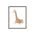 Picture of Cute Baby Giraffe _GroupedProduct_Rectangle_Portrait_Mini_ _GroupedProduct_Rectangle_Portrait_Canvas_Framed_
