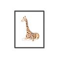 Picture of Cute Baby Giraffe _GroupedProduct_Rectangle_Portrait_Mini_ _GroupedProduct_Rectangle_Portrait_Canvas_Framed_