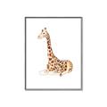 Picture of Cute Baby Giraffe _GroupedProduct_Rectangle_Portrait_Mini_ _GroupedProduct_Rectangle_Portrait_Canvas_Framed_