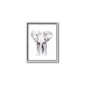 Picture of Cute Baby Elephant _GroupedProduct_Rectangle_Portrait_Mini_ _GroupedProduct_Rectangle_Portrait_Canvas_Framed_