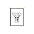 Picture of Cute Baby Elephant _GroupedProduct_Rectangle_Portrait_Mini_ _GroupedProduct_Rectangle_Portrait_Canvas_Framed_