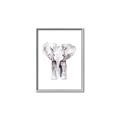 Picture of Cute Baby Elephant _GroupedProduct_Rectangle_Portrait_Mini_ _GroupedProduct_Rectangle_Portrait_Canvas_Framed_