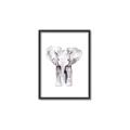 Picture of Cute Baby Elephant _GroupedProduct_Rectangle_Portrait_Mini_ _GroupedProduct_Rectangle_Portrait_Canvas_Framed_