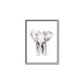 Picture of Cute Baby Elephant _GroupedProduct_Rectangle_Portrait_Mini_ _GroupedProduct_Rectangle_Portrait_Canvas_Framed_