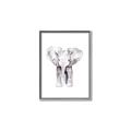 Picture of Cute Baby Elephant _GroupedProduct_Rectangle_Portrait_Mini_ _GroupedProduct_Rectangle_Portrait_Canvas_Framed_