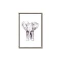 Picture of Cute Baby Elephant _GroupedProduct_Rectangle_Portrait_Mini_ _GroupedProduct_Rectangle_Portrait_Canvas_Framed_