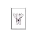 Picture of Cute Baby Elephant _GroupedProduct_Rectangle_Portrait_Mini_ _GroupedProduct_Rectangle_Portrait_Canvas_Framed_
