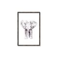 Picture of Cute Baby Elephant _GroupedProduct_Rectangle_Portrait_Mini_ _GroupedProduct_Rectangle_Portrait_Canvas_Framed_