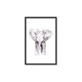 Picture of Cute Baby Elephant _GroupedProduct_Rectangle_Portrait_Mini_ _GroupedProduct_Rectangle_Portrait_Canvas_Framed_