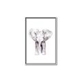 Picture of Cute Baby Elephant _GroupedProduct_Rectangle_Portrait_Mini_ _GroupedProduct_Rectangle_Portrait_Canvas_Framed_