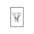 Picture of Cute Baby Elephant _GroupedProduct_Rectangle_Portrait_Mini_ _GroupedProduct_Rectangle_Portrait_Canvas_Framed_