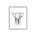 Picture of Cute Baby Elephant _GroupedProduct_Rectangle_Portrait_Mini_ _GroupedProduct_Rectangle_Portrait_Canvas_Framed_