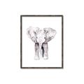 Picture of Cute Baby Elephant _GroupedProduct_Rectangle_Portrait_Mini_ _GroupedProduct_Rectangle_Portrait_Canvas_Framed_