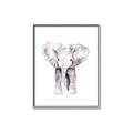 Picture of Cute Baby Elephant _GroupedProduct_Rectangle_Portrait_Mini_ _GroupedProduct_Rectangle_Portrait_Canvas_Framed_