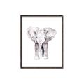 Picture of Cute Baby Elephant _GroupedProduct_Rectangle_Portrait_Mini_ _GroupedProduct_Rectangle_Portrait_Canvas_Framed_