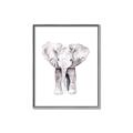 Picture of Cute Baby Elephant _GroupedProduct_Rectangle_Portrait_Mini_ _GroupedProduct_Rectangle_Portrait_Canvas_Framed_