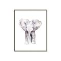 Picture of Cute Baby Elephant _GroupedProduct_Rectangle_Portrait_Mini_ _GroupedProduct_Rectangle_Portrait_Canvas_Framed_