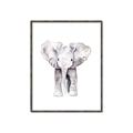 Picture of Cute Baby Elephant _GroupedProduct_Rectangle_Portrait_Mini_ _GroupedProduct_Rectangle_Portrait_Canvas_Framed_