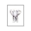 Picture of Cute Baby Elephant _GroupedProduct_Rectangle_Portrait_Mini_ _GroupedProduct_Rectangle_Portrait_Canvas_Framed_