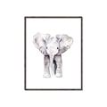 Picture of Cute Baby Elephant _GroupedProduct_Rectangle_Portrait_Mini_ _GroupedProduct_Rectangle_Portrait_Canvas_Framed_