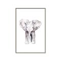 Picture of Cute Baby Elephant _GroupedProduct_Rectangle_Portrait_Mini_ _GroupedProduct_Rectangle_Portrait_Canvas_Framed_