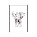 Picture of Cute Baby Elephant _GroupedProduct_Rectangle_Portrait_Mini_ _GroupedProduct_Rectangle_Portrait_Canvas_Framed_