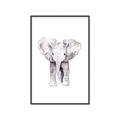 Picture of Cute Baby Elephant _GroupedProduct_Rectangle_Portrait_Mini_ _GroupedProduct_Rectangle_Portrait_Canvas_Framed_