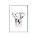 Picture of Cute Baby Elephant _GroupedProduct_Rectangle_Portrait_Mini_ _GroupedProduct_Rectangle_Portrait_Canvas_Framed_
