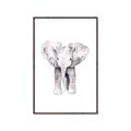 Picture of Cute Baby Elephant _GroupedProduct_Rectangle_Portrait_Mini_ _GroupedProduct_Rectangle_Portrait_Canvas_Framed_